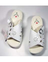Clogs Damen Schuhe Weiß Pantoffeln Latschen Sabot Gesundheits Schuh 