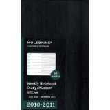 Moleskine 2011 18 Month Weekly Notebook Black Soft Cover Large 