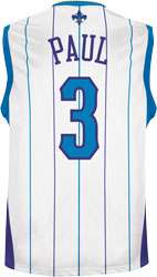 Chris Paul Jersey adidas White Replica #3 New Orleans Hornets Jersey 