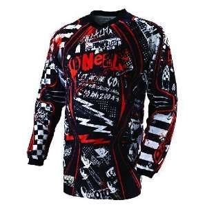 Downhill Trikot O Neal Element Jersey 2011 SWITCHBLADE white/red 