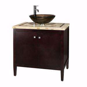 Home Decorators Collection Argonne 31 in. W x 22 in. D Sink Cabinet in 
