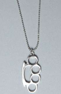 Accessories Boutique The Mini Knuckle Up Necklace in Silver 