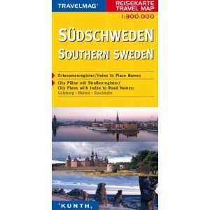 Reisekarte  Südschweden  Bücher