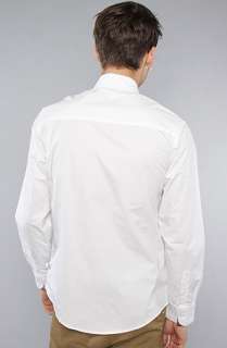 N4E1 The Excaliber Buttondown Shirt in White Dark Grey  Karmaloop 