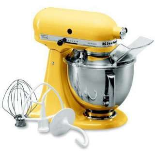 Artisan Series 5 qt. Tilt Head Stand Mixer in Majestic Yellow with 