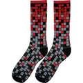 NBA Logoman Fade to Black Digi Socks   Red/Black