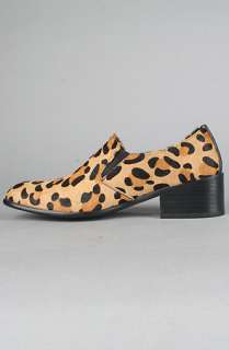 Ego and Greed The Charlotte Shoe in Leopard Fur  Karmaloop 
