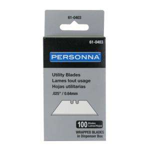 Personna Utility Blades (100 Pack) 61 0403 0000  