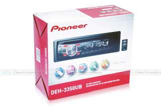 PIONEER DEH 3350UB CAR AUDIO CD USB iPOD iPHONE PLAYER  