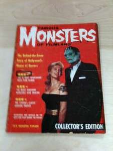 Famous Monsters Magazine 1958 #1 Original Issue about G, with some 
