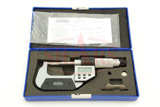 DIGITAL 0   1 INCH BLADE OUTSIDE MICROMETER .00005 NEW  