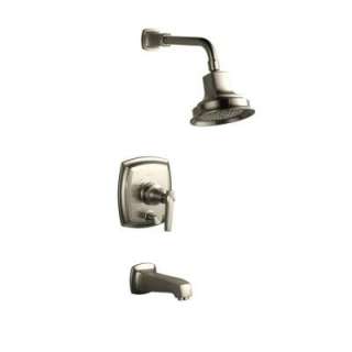   Spary 1 Handle Bath and Shower Faucet Trim in Vibrant Brushed Nickel