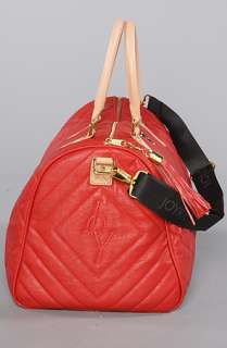 Joyrich The Quilted Boston Bag in Red  Karmaloop   Global 