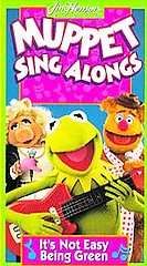 Muppet Sing Alongs   Its Not Easy Being Green (VHS, 1994 