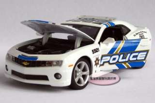 New Chevrolet Camaro Police Car 124 Alloy Diecast Model Car With Box 