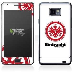 Design Skins für Samsung Galaxy S2 i9100   Eintracht Frankfurt weiss 