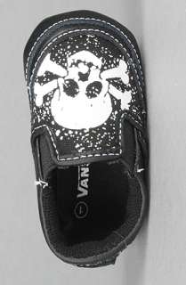 Vans The Infant Classic SlipOn Sneaker in Black Skull  Karmaloop 