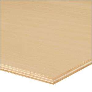 12mm, (1/2 in Category), 4ft x 8ft, Sandeply Hardwood Plywood 454532 