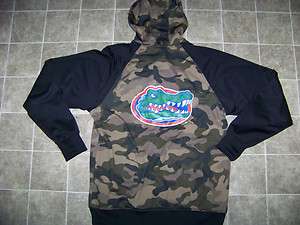 Columbia University of Florida Gators Camo Zip Up Hooded Jacket NWT 