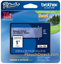 Brother TZ 151 P touch Label Tape ptouch TZe151, TZ151  