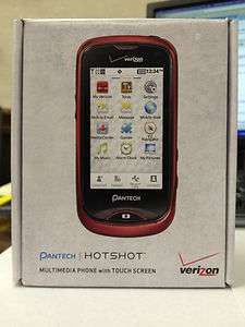 Pantech Hotshot   Red (Verizon) BRAND NEW IN BOX 044476818646  