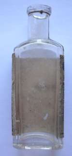 1930s Estonia SEED OIL Medicine Pharmacy Bottle with Original Label 