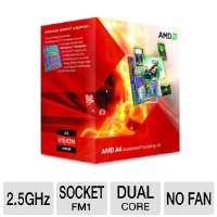 AMD A4 Series AD3300OJGXBOX Dual Core A4 3300 APU   1MB L2 Cache, 2 