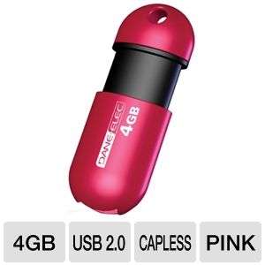 Dane Elec DA ZMP 04G CA R3 R Capless USB Flash Drive   4GB at 