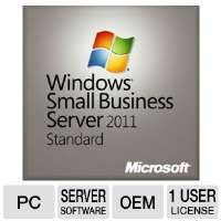 Microsoft Windows Small Business Server Standard 2011 Software   64 