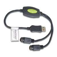 Iogear   USB 1.1 to PS/2 Keyboard and Mouse Adapter