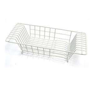ClosetMaid 8 in. x 20 in. Kitchen Sink Dish Drainer in White 3921 at 