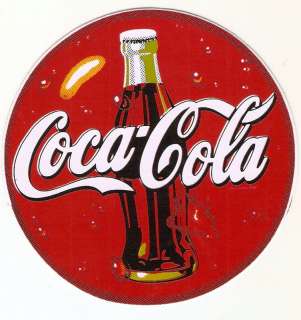 coca cola decal 2 3/4 inch x 2 3/4   