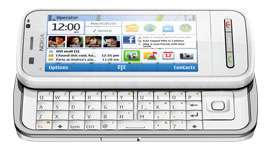 Nokia C6 00 Smartphone (8.1 cm (3.2 Zoll) Display, QWERTZ Tastatur 
