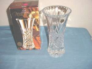 Masquerade Lead Crystal Vase from France  