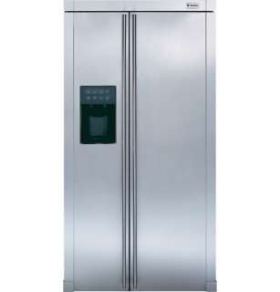GE Monogram 25.5 Cu Ft Stainless Steel Side by Side Refrigerator 