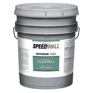 Speedwall 5 Gal. White Eggshell Interior Latex Paint 1452 0100V 05 at 