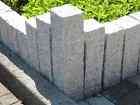 Granit Palisaden 12x12x 76 cm Pfosten Granit grau