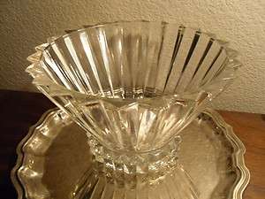 Crystal Rosenthal Blossom fluted bowl centerpiece   Germany  