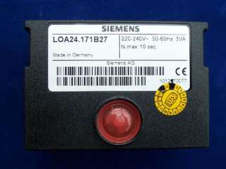 Siemens Ölfeuerungsautomat LOA 24.171B27 Steuergerät  