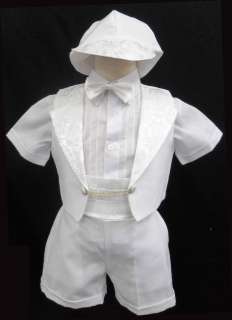   Baptism Outfit Formal tuxedo suit size 0 1 2 3 4 5 (0M 36M)  