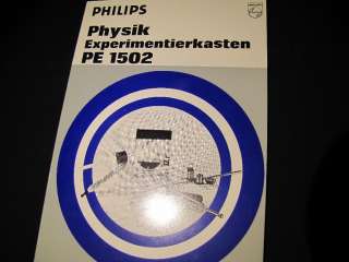 PHILIPS PE 1502 Physik Experimentierkasten von 1972 RARITÄT vers NEU 