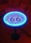 US Route 66 Couchtisch Neonreklame Beistell Neon Tisch