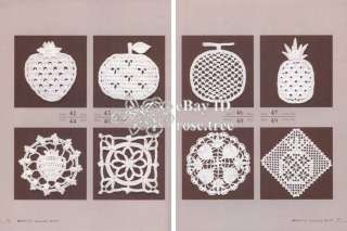 100 LACEWORK Design Doily Japanese Crochet Pattern  