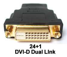 DVI female to HDMI male adapter DVI D dual link 24+1  