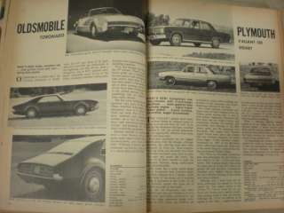 1967 MOTOR TREND WORLD AUTOMOTIVE YEARBOOK HOT ROD  
