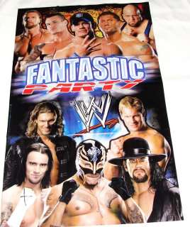 NEW 1 WWE WRESTLING BANNER PARTY SUPPLIES DECORATION 20 X 31  