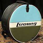 Ludwig Blue & Olive Badge Heirloom Snare Drum Bag Case