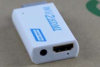 Wii2HDMI 720P 1080P HD Output 3.5mm Audio to HDMI Converter Adapter 