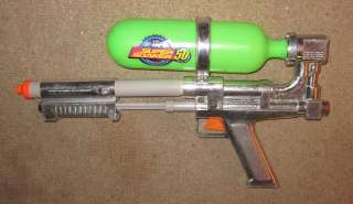1998 Larami Super Soaker 50 Chrome 10th Anniversary Gun  