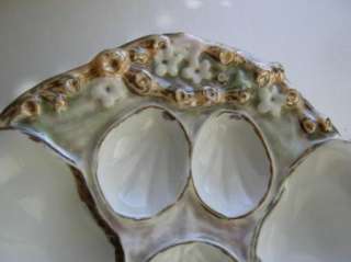 ANTIQUE C. TIELSCH GERMANY OYSTER PLATE #5  